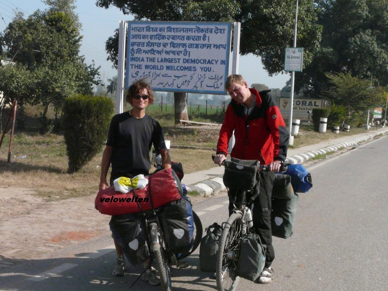 angekommen in Indien